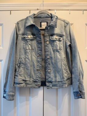 LC Lauren Conrad Light Blue Denim Jacket